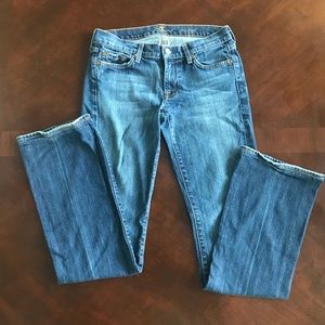7 For All Mankind Boot Cut Jeans Size 28